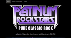 Desktop Screenshot of platinumrockstars.com