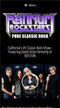 Mobile Screenshot of platinumrockstars.com